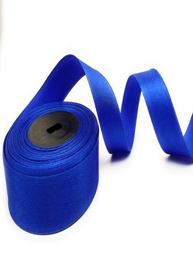 ProKart 25mm (0.25 inch) Dark Blue Satin Ribbon for Birthdays Gift Wrapping/Flower Making Ribbon/Party Decoration Ribbon/Bow Making Ribbon: 10 Yards (Set of 5 Rolls) - Image 2